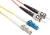 Comsol FLCEST-MCP-01-OM1 Mode Conditioning Patch Cable - LC Equipment (Single-Mode) to ST Cable Plant (Multi-Mode) - LSZH 62.5/125 OM1 - 1M