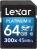 Lexar_Media 64GB Platinum II 300x SDHC/SDXC Card - UHS-I, Class 1045MB/s Read