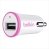 Belkin Boost Up 2.4A Car Charger - PinkUSB 2.0 Port, 12 Watt/2.4 Amp, Charges 40% Faster Than 5W Charging 