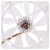 ThermalTake 120mm Pure 12 LED DC Fan - Red LED/Clear Frame120x120x25mm, Sleeve Bearing, 1000RPM, 40.997 CFM, 19.5 dBA