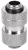 ThermalTake Pacific G1/4 Adjustable Fitting - 30-40mm, Chrome