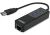 Comsol USB3.0 to Gigabit Ethernet Adapter with 3 Port USB3.0 Hub, Black