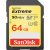 SanDisk 64GB Extreme SDXC UHS-I U3 Class 10 up to 90MB/s (SDSDXVE-064G)