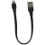Promate LinkMate-LTS Apple MFI Certified Lightning Sync & Charge Cable, 20cm Length, Black