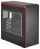 Lian_Li PC-J60WRX Mid-Tower Case w. Window Side-Panel - NO PSU, Black/Red3.5