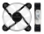 In-Win 120mm Polaris RGB Case Fan - 1-Pack120x120x25mm Fan, Sleeve Bearing, 500-1280rpm, 43.31cfm, 20.2dBA