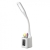 Simplecom EL809 6W Flexible Neck LED Desk Lamp w. Pen Holder & Digital Clock