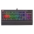 ThermalTake Premium X1 RGB Mechanical Gaming Keyboard - Cherry MX Blue, BlackCherry MX Switches, Multimedia Controls, Volume Controls, Anti-Ghosting, N-Key Rollover, 16.8M RGB Illumination, USB