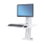 Ergotron 33-415-062 WorkFit-SR, Single Monitor Sit-Stand Desktop Workstationr - White