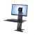 Ergotron 33-415-085 WorkFit-SR, Single Monitor Sit-Stand Desktop Workstation - Black
