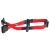 SilverStone PP07 4Pin SATA Sleeved Power Cable Extension - Red