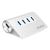 Orico M3H4-SV Aluminum Alloy 4 Port USB3.0 HUB - Silver