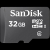 SanDisk 32GB MicroSDHC Card - Class 4 Video Speed