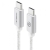 Alogic USB 2.0 USB-C to USB-C Cable - Charge & Sync - Male to Male - Prime Series - 2m - Silver