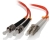 Alogic LC-ST Multi Mode Duplex LSZH Fibre Cable - 62.5/125 OM1 - 1M