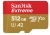 SanDisk 512GB Extreme MicroSDXC USH-I Card - C10, V30, U3, A2 - with Adapter160MB/s Read, 90MB/s Write