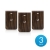Ubiquiti UniFi InWall HD Hard Cover Skin Casing – Wood Design – 3-Pack
