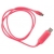 8WARE CK-VS802-PN Visible Flowing Micro USB Charging Cable - Pink