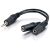 Alogic 3.5mm Stereo Audio (M) to 2 X 3.5mm Stereo Audio (F) Splitter Cable  (1) Male to (2) Female