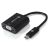 Alogic 10cm USB-C to VGA Adapter - Black