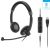 Sennheiser SC75 USB Stereo Headset, USB / 3.5mm Connections, Teams Certified, Noise Cancel Mic, Lightweight