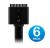 Ubiquiti USP-CABLE-6 UniFi SmartPower Cable 1.5M 6 Pack - for use with NHU-USP-RPS