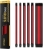 Antec PSU Sleeved Extension Cable Kit V2 - Red / Black - 24PIN ATX, 4+4 EPS, 8PIN PCI-E, 6PIN PCI-E, Compatible with Standard PSU