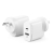 Alogic Rapid Power 2 Port 32W Compact Wall Charger - 1x USB-C and 1x USB-A