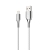 Cygnett Armoured Lightning to USB-A Cable (1M) - White (CY2685PCCAL), 2.4A/12W, Braided, 20K Bend, Fast Charge, Apple iPhone/iPad/MacBook, 5 Yr. WTY.