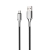 Cygnett Armoured USB-C to USB-A (2.0) Cable (1M) - Black(CY2681PCUSA),Braided,Samsung Galaxy,Apple iPhone,iPad,MacBook,Google,OPPO,Nokia