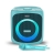 Blueant X4 50-Watt Bluetooth Party Speaker - Teal Bluetooth 5.0, 5 LED Lights, Bass Boost Button, Up to 12hrs play time