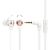 Verbatim Urban Sound Wired Earbud Stereo Earset - White, Rose Gold - Binaural - In-ear - 32 Ohm - 20 Hz to 20 kHz - 120 cm Cable - Mini-phone (3.5mm)