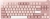 Logitech Signature K855 keyboard RF Wireless + Bluetooth QWERTY English Pink, Rose, White, English, Qwerty, Red (linear), Bluetooth 5.1, 2x AAA, 355.2 x 138.8 x 38.8 mm, 692.4 g, Rose