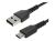 Startech 1m USB A to USB C Charging Cable - Durable Fast Charge & Sync USB 2.0 to USB Type C Data Cord - Rugged TPE Jacket Aramid Fiber M/M 3A Black - Samsung S10, iPad Pro, Pixel