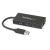 StarTech.com 3-Port Portable USB 3.0 Hub plus Gigabit Ethernet - Aluminum with Built-in Cable