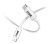 Crest CCLC15 Lightning to USB-C Flat Cable 1.5m