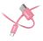 Crest CCUC12PK USB-C to USB-A Flat Cable 1.2M - Pink