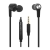 Shintaro SH-109VM headphones/headset Wired Head-band Music Black, Stereo Earphones with inline microphone