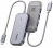 PISEN NJ-TC12 USB Type-C Grey, Type-C 6 in 1 Multi-functional Docking Station Grey