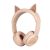 BuddyPhones PlayEars+ CAT Pink - Bluetooth or Wired