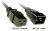 Microtech Power Extension Cable - 15A, IEC-C19, IEC-C20 - 2.7M