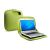 Belkin Laptop@Home PocketTop Case - Green