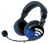Saitek GH20 Vibration Headset - Black/Blue