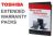 Toshiba Extended Warranty - Extends Standard Warranty from 1 Year to 3 Years