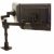 LCD_Monitor_Arms Dual Side by Side LCD Pole, FlexMount - Black