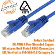 Comsol RJ45-.5-5B-BLU