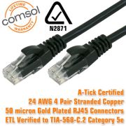 Comsol RJ45-.5-5B-BLK