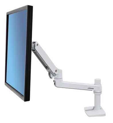 45-490-216 | Ergotron LX Desk Monitor Arm Mount (No Grommet