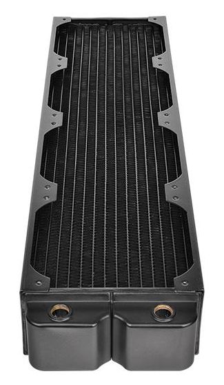 Thermaltake CL-W192-CU00BL-A Pacific CL480 ラジエーター/フル銅/G1/4インチスレッド - ブラック Thermaltake Pacific DIY Liquid Cooling System CL480 64mm Thick
