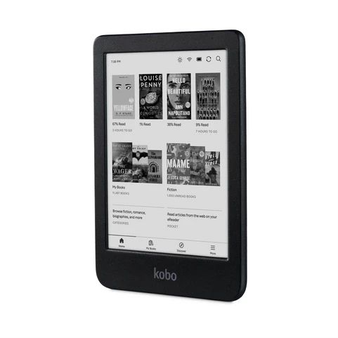 N365-KU-BK-K-EP | Kobo Inc Clara BW Digital Text eReader - Black